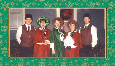 Jazz Up Your Party caroling at your front door.